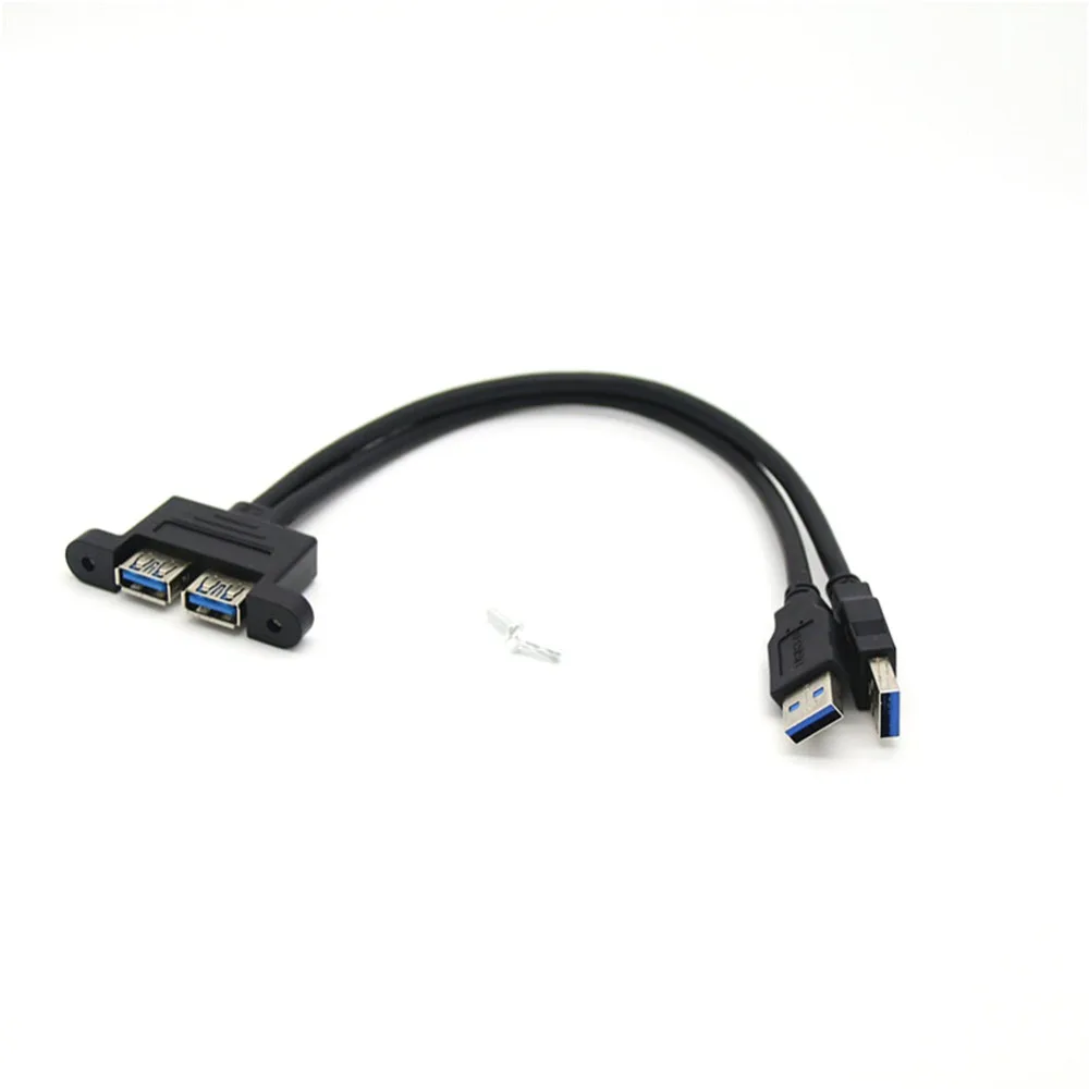 Горячая Распродажа Удлинительный Кабель USB 3 0 с разъемом папа на два разъема мама
