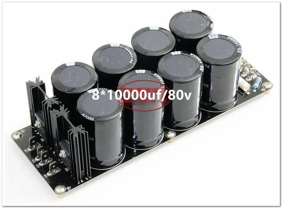 

В СБОРЕ 8x10000uF/80V класс A Плата усилителя AMP DIY
