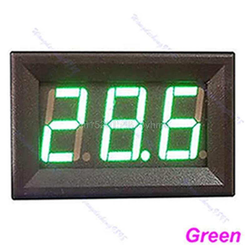 Цифровой вольтметр светодиодный мини измеритель напряжения 3 бита 1 шт. DC0 100V