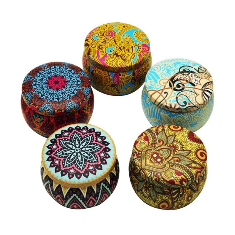 Олово Can бездымный красивый свадебный соевый аромат ароматическая свеча