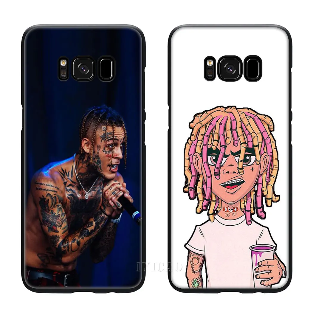 IYICAO Rapper лиловый насос Мягкий силиконовый чехол для samsung Galaxy S10 S9 S8 Plus S10e S6 S7 Edge