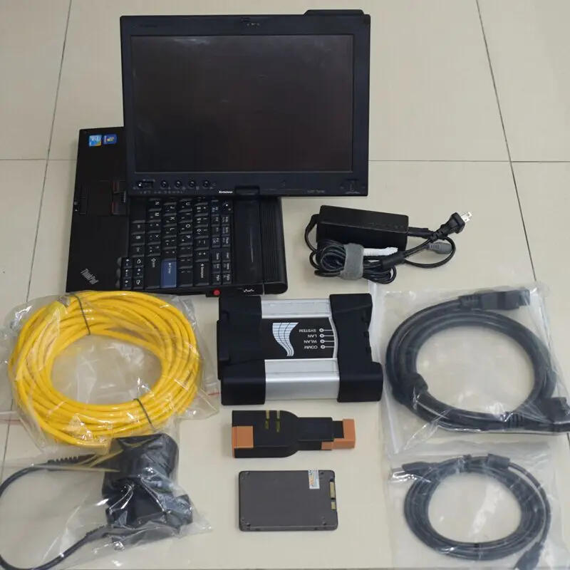Для BMW ICOM NEXT A + B C диагностический инструмент с x200t 4g ноутбук 2021 03 в 720 ГБ Ssd готов к