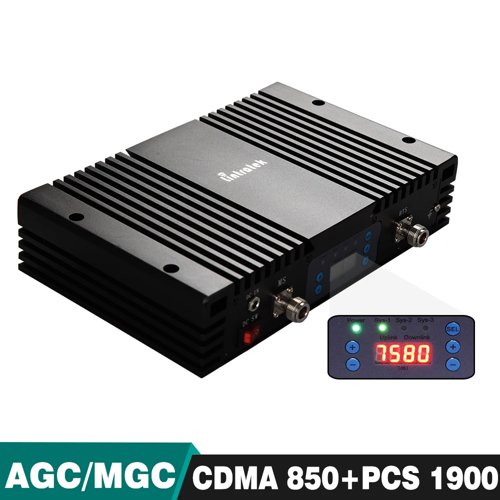 Мощный двухдиапазонный Ретранслятор с усилением 75 дБ CDMA 850 МГц шт. 1900 2G 3g