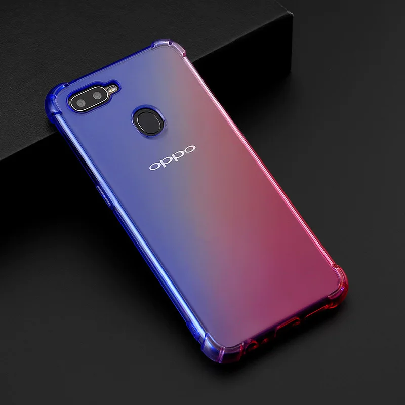 Противоударный Прозрачный мягкий силиконовый чехол для OPPO A7 A7X AX7 A5S A79 A83 A73