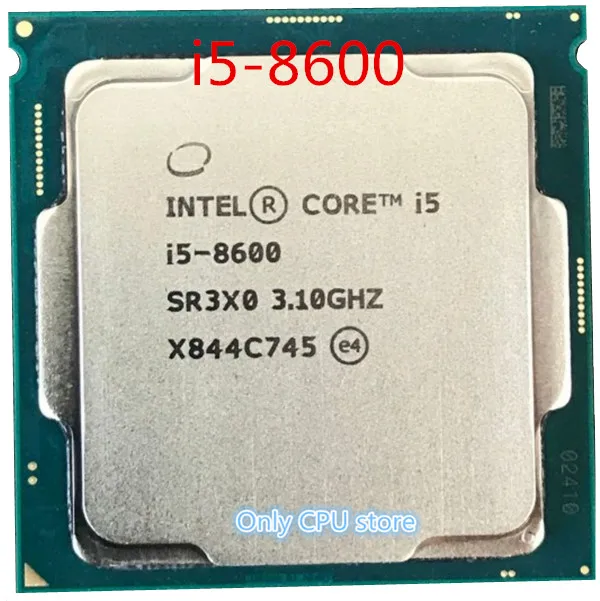 Процессор Intel Core i5 8600 3 1 ГГц шестиядерный 6 поточный ЦПУ 9 Мб 65 Вт LGA 1151|Процессоры| |