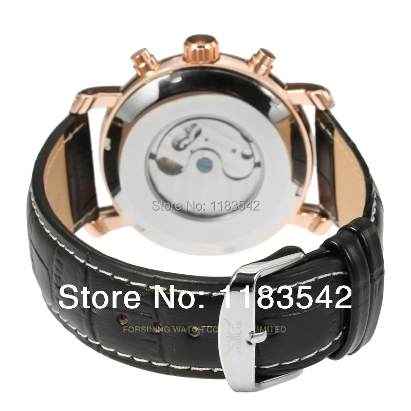 Высококачественные Новые Автоматические Мужские часы с турбийоном Jargar черным