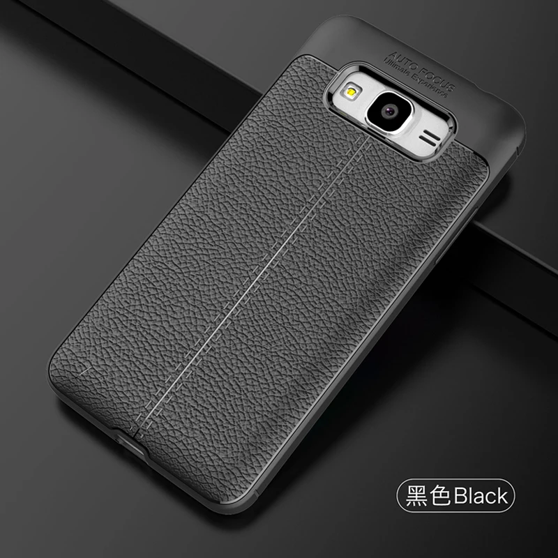 YUETUO задняя крышка телефона из ТПУ с кожаным узором etui coque cover case for samsung galaxy j3 2015 2016 j
