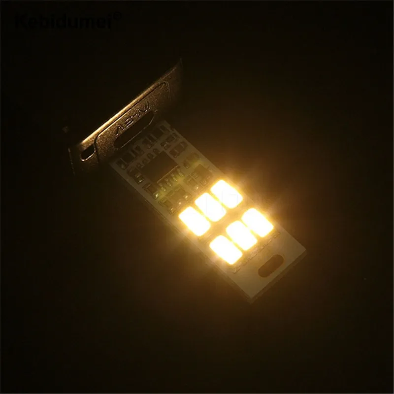 CLAITE мини 1 Вт 6 светодиодный USB Ручной Сенсор плавное