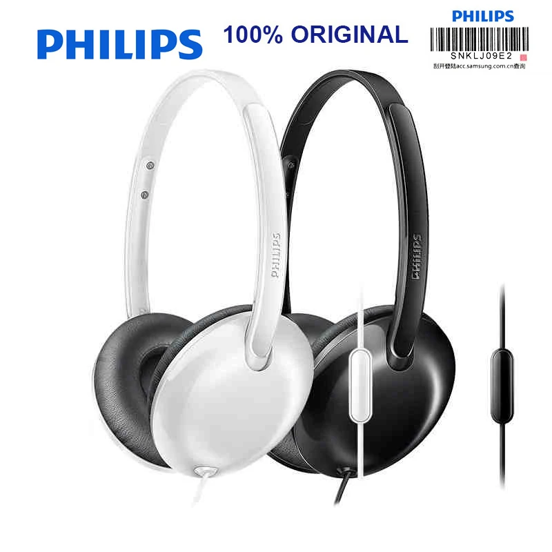 Philips SHL4405 бас проводные наушники с микрофоном проводное управление