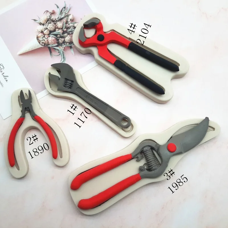 Детские игрушки плоскогубцы гаечный ключ ударная отвертка формы для торта Форма