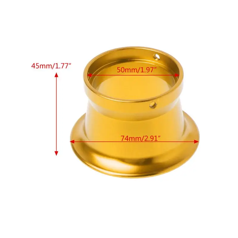 50 мм мотоциклетный карбюратор воздушный фильтр ветровая чашка с рожком для Keihin OKO