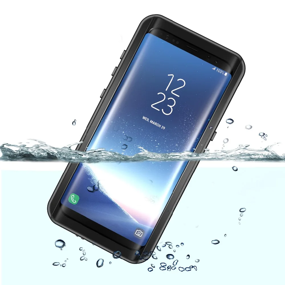 

For Galaxy S8 plus Waterproof case IP68 life water Shock Dirt Snow Proof Protection for Samsung Galaxy S8+ With Touch ID Cover