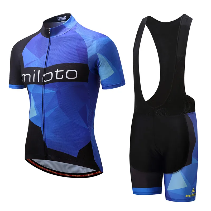 Miloto 2019 Team Cycling Clothing Men Summer Pro Mountain Bike Ropa Ciclismo Road Bicycle Wear Short Jersey Set | Спорт и