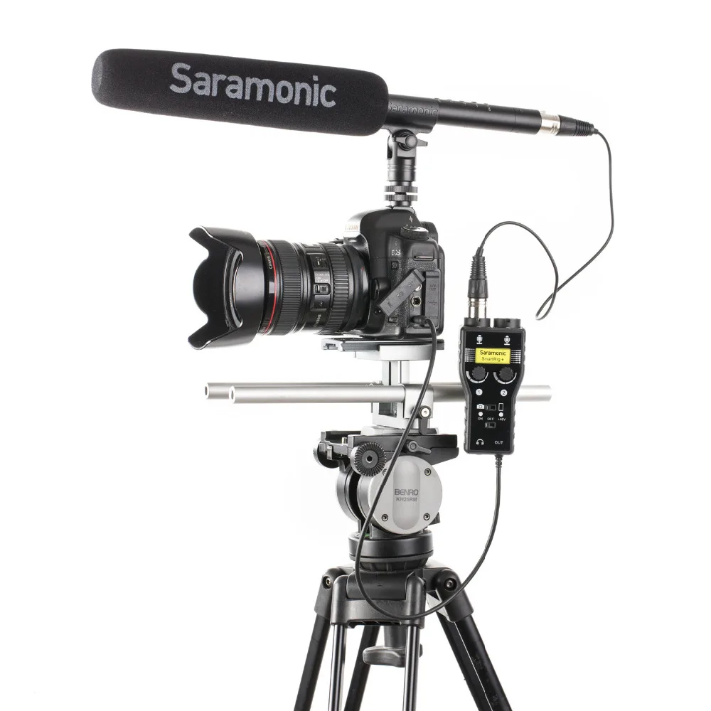 Профессиональный микрофон Saramonic SmartRig + 3 5 мм TRRS аудиомикшер предусилитель и