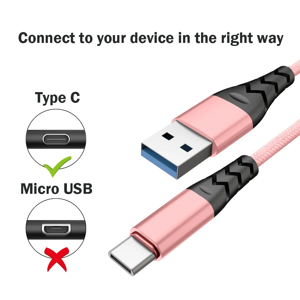 Micro USB кабель быстрое зарядное устройство передачи данных для huawei xiaomi Android