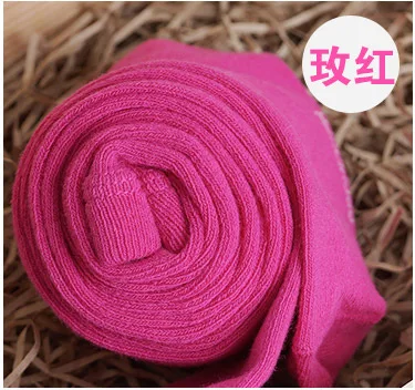 color 8 Детские колготки; хлопковые детские колготки; сезон осень-зима; однотонные колготки для маленьких девочек - Цвет: color 8