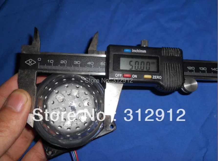

DC12V 6pcs SMD 5050 RGB full color WS2811 led pixel wall light;50mm diamter cover,60mm diameter base