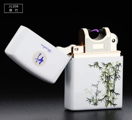 Зажигалка популярная китайская национальная ветрозащитная USB зарядка более