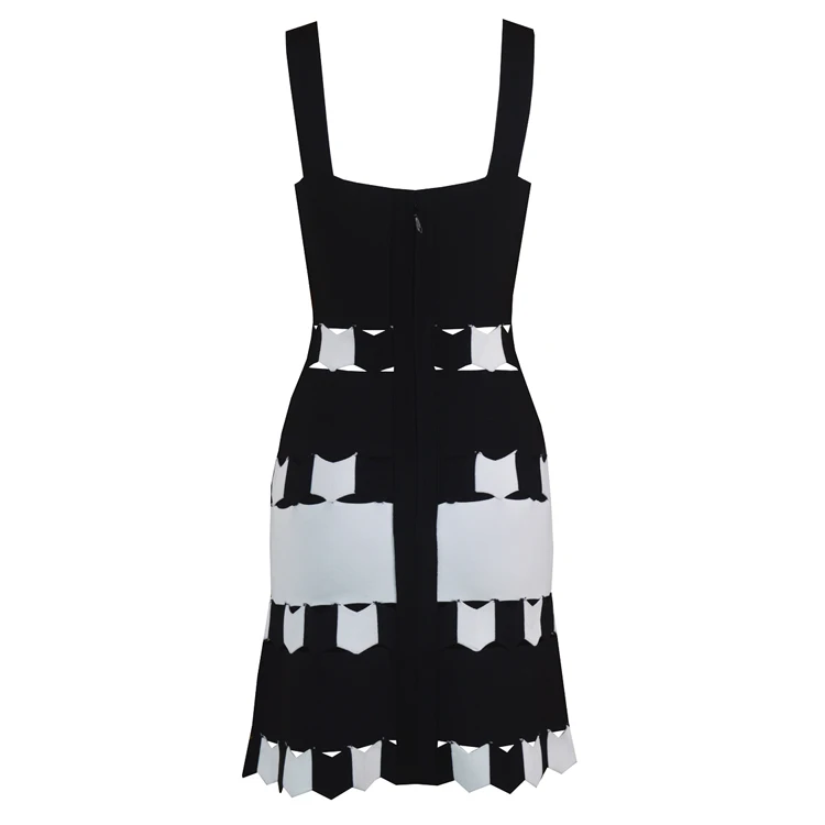 Летнее платье для женщин сексуальное зеленое черное вискозное Бандажное Vestidos