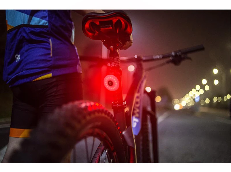 WEST BIKING задний фонарь для велосипеда с возможностью светильник Водонепроницаемый USB Перезаряжаемые сзади Предупреждение лампы велосипед свет безопасности светодиодный 5 режимов Велоспорт Flash Light Хвост светильник