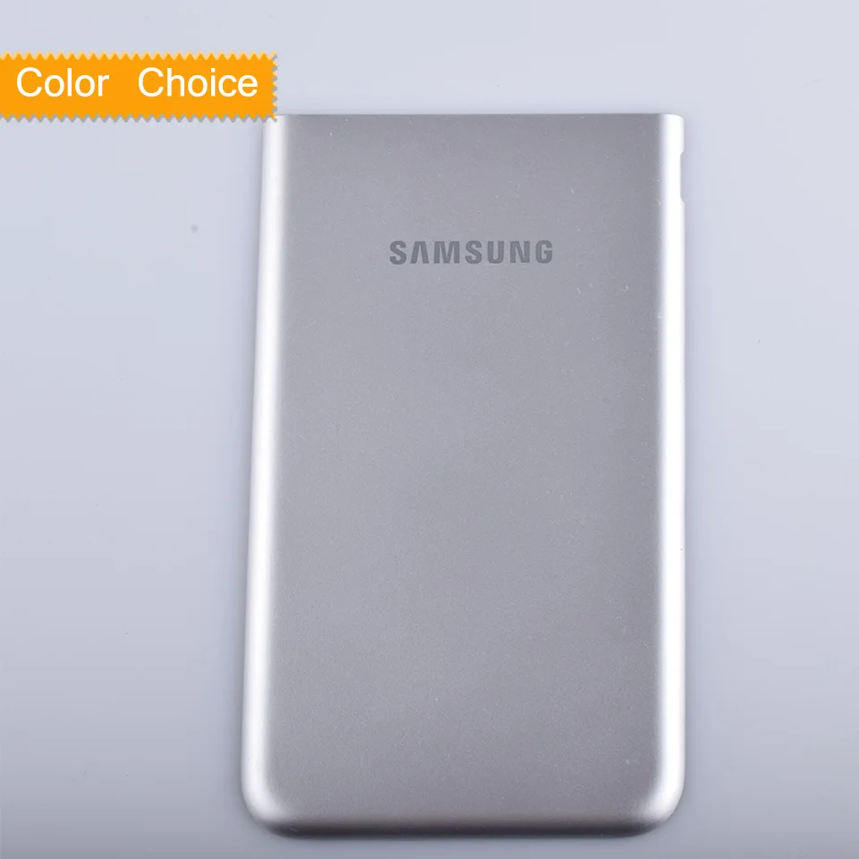 Серебристый Для Samsung Galaxy J3 Prime Emerge 2nd j327W J327V J327T корпус батарея Дверь задняя Задняя стеклянная крышка корпус - Цвет: Серебристый