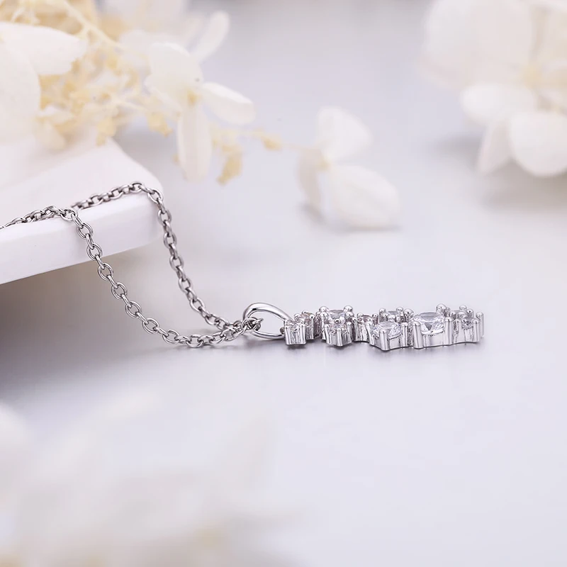 Современный стиль модная серебряная подвеска круглой формы AAA кубическая