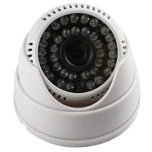 Инфракрасная купольная камера видеонаблюдения 1/4 CMOS 800TVL Топ 10 с пластиковым