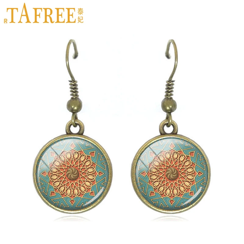 TAFREE состоящее из изысканных цветочки с каплевидной жемчужиной геометрический