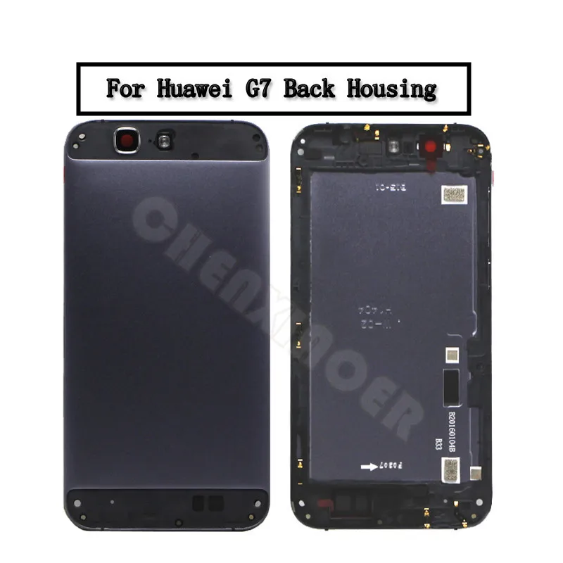 Новая задняя крышка Батарея двери Задняя Корпус с камерой для huawei Ascend G7