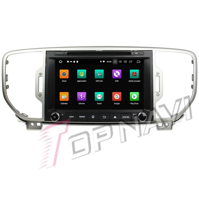 Автомобильный мультимедийный плеер Topnavi проигрыватель на Android 9 0 с восьмиядерным