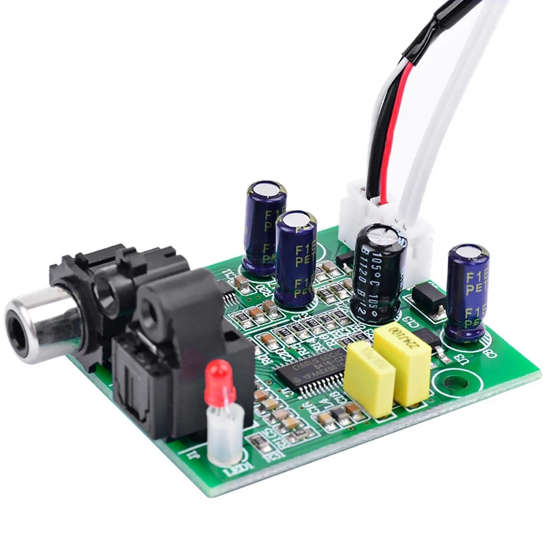 Цифровой декодер Dac Cs8416 + Cs4344 оптический оптоволоконный коаксиальный цифровой