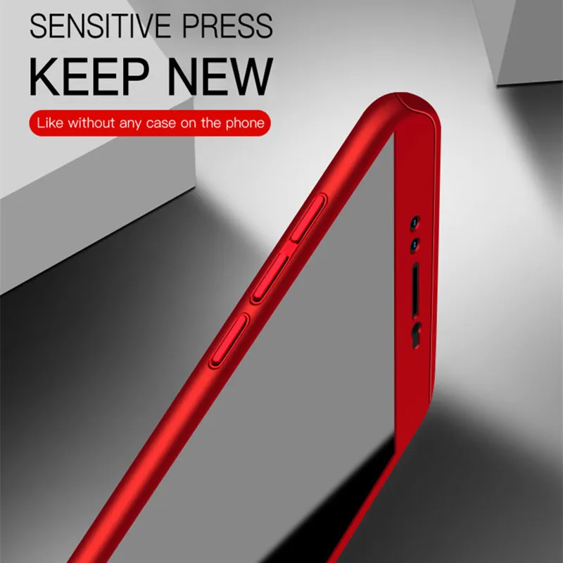 360 Полный чехол Защитный чехол для телефона для Meizu Pro 7 M3 M5 M6 Note M6S M2E тонкий матовый жесткий корпус из поликарбоната для Oneplus 5 5T Funda Coque