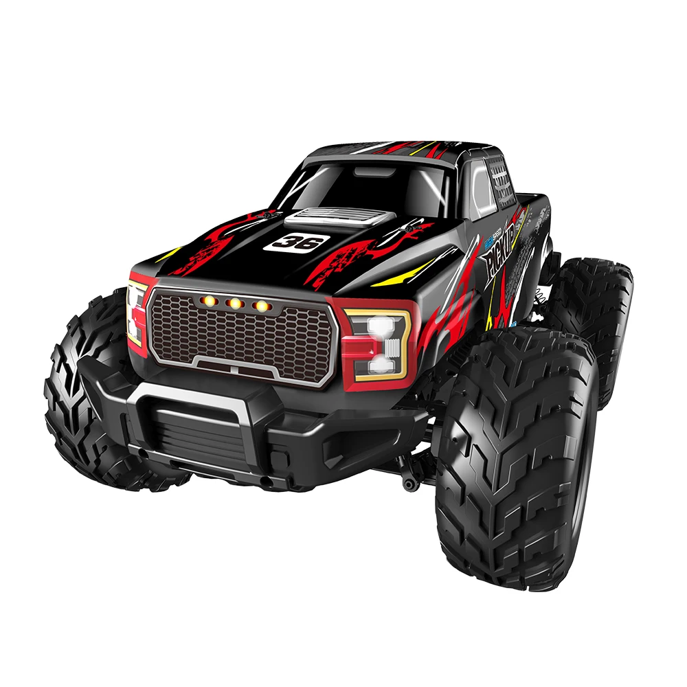 Flytec 8897 1:12 RC автомобиль внедорожный пикап 35 км/ч 4WD 2,4 г пульт дистанционного управления с 2 батареей транспортного средства RTR Багги электронная игрушка для детей