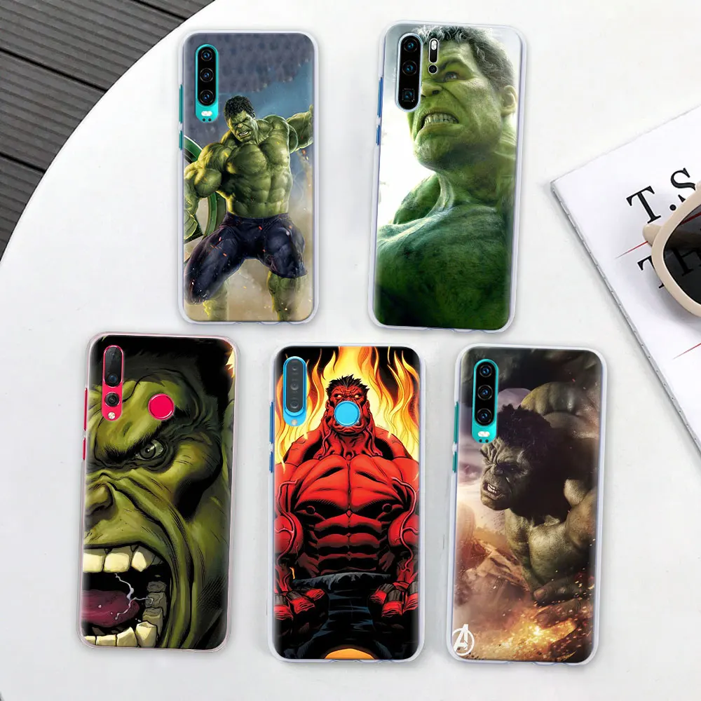 Комикс, супергерой Халк окрашенный Футляр для телефона для huawei P30 Pro P10 P20 P30 Lite P8 P9 Lite P Smart Plus чехол