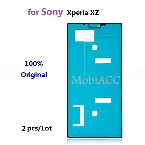 2 шт./лот для Sony Xperia XZ Оригинальная передняя опорная рамка ЖК дисплея клейкая