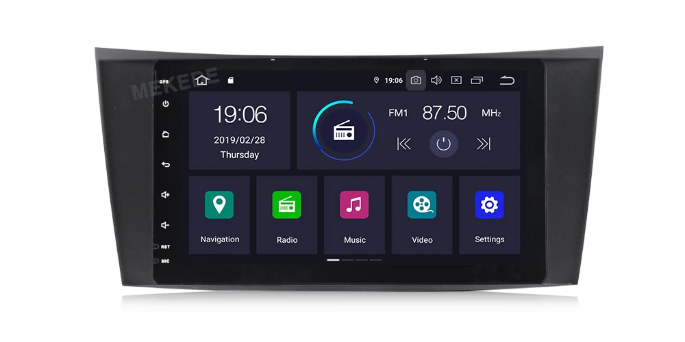 MEKEDE DSP ips 4G Android 9,0 автомобильный dvd-плеер для Mercedes Benz E-class W211 E200 E220 E300 E350 E240 E270 E280 класс CLS W219
