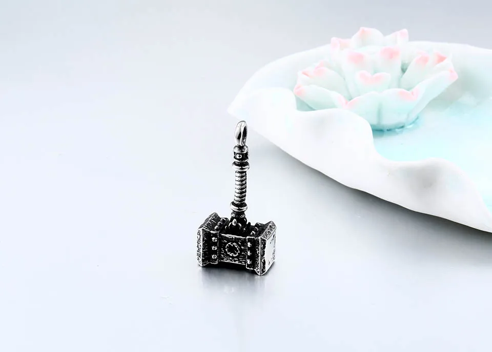 Байер 316L нержавеющая Викинг норвежский Odin Thors Mjolnir молоток для мужчин от Quake ожерелье кулон животное Викинг ювелирные изделия LP366