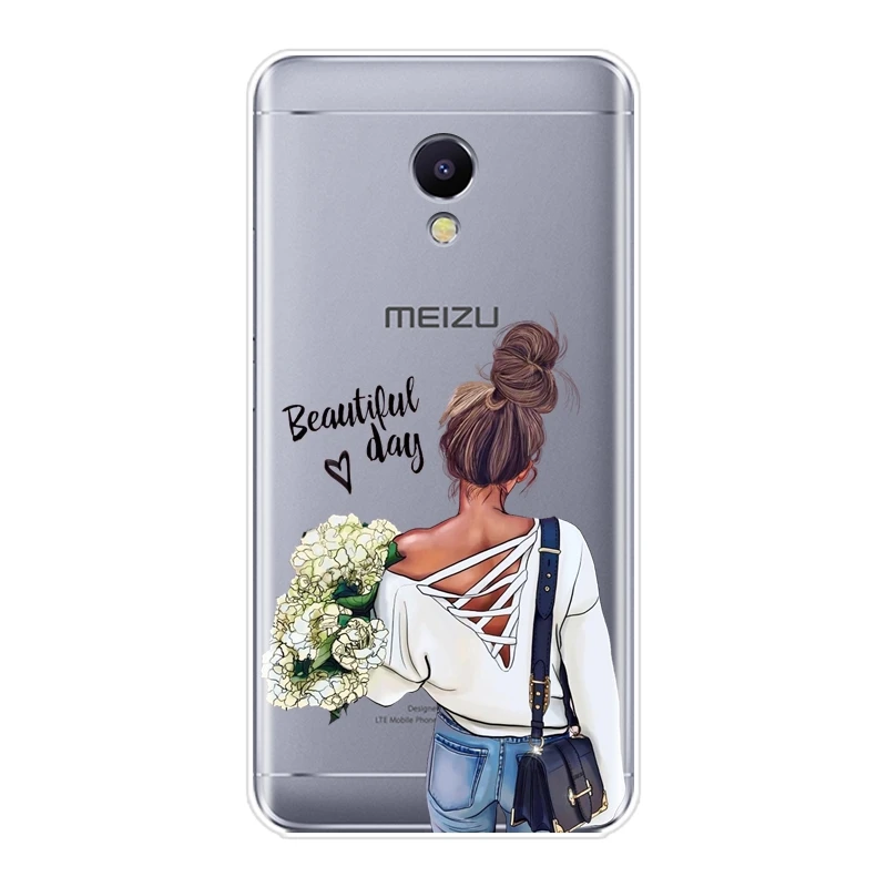 No.1 Чехол-накладка из ТПУ для телефона Meizu M6 M6S M6T M5 M5C M5S M3 M3S M2, мягкий силиконовый чехол для телефона Meizu M6 M5 M3 M2 Note - Цвет: No.1