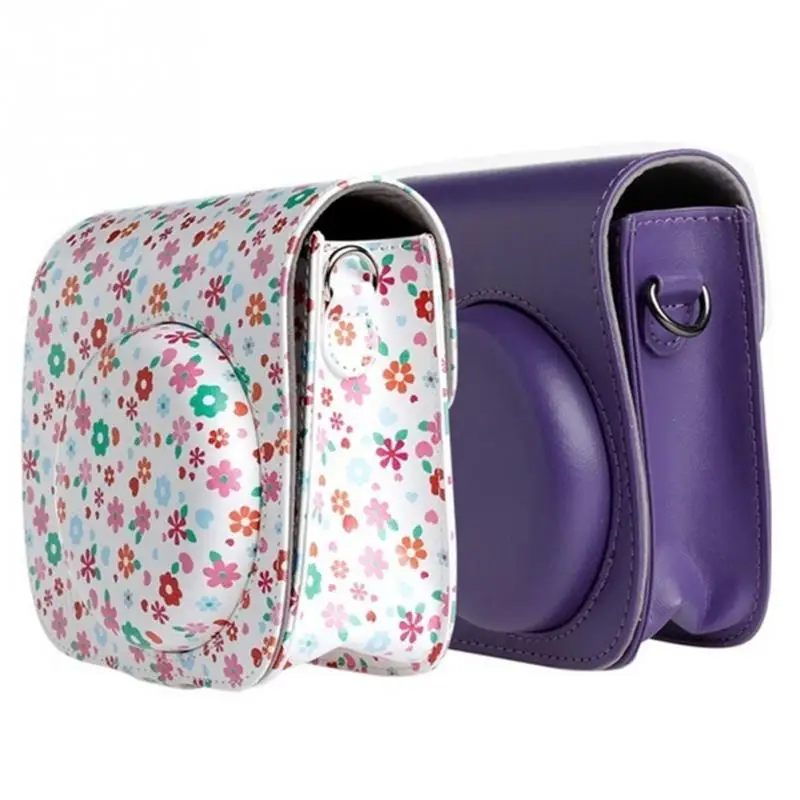 Новый классический винтажный кожаный чехол сумка с ремешком для камеры защитный