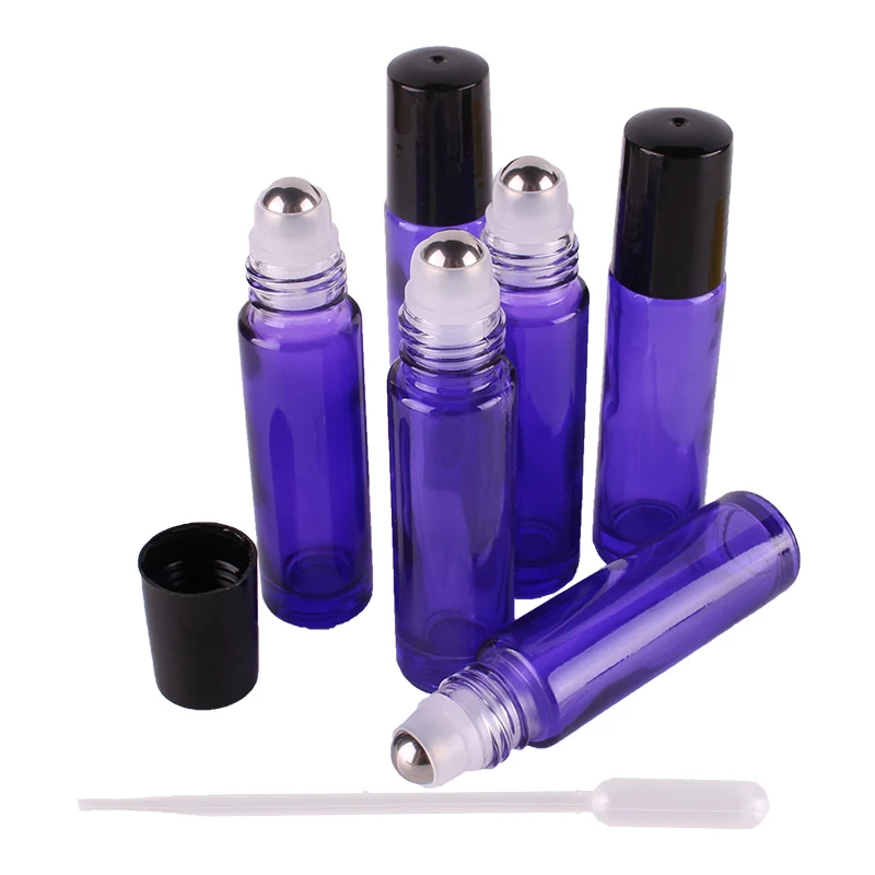 6 шт. флаконы для эфирных масел 10 мл|oil glass|glass oilstainless steel oil bottle |