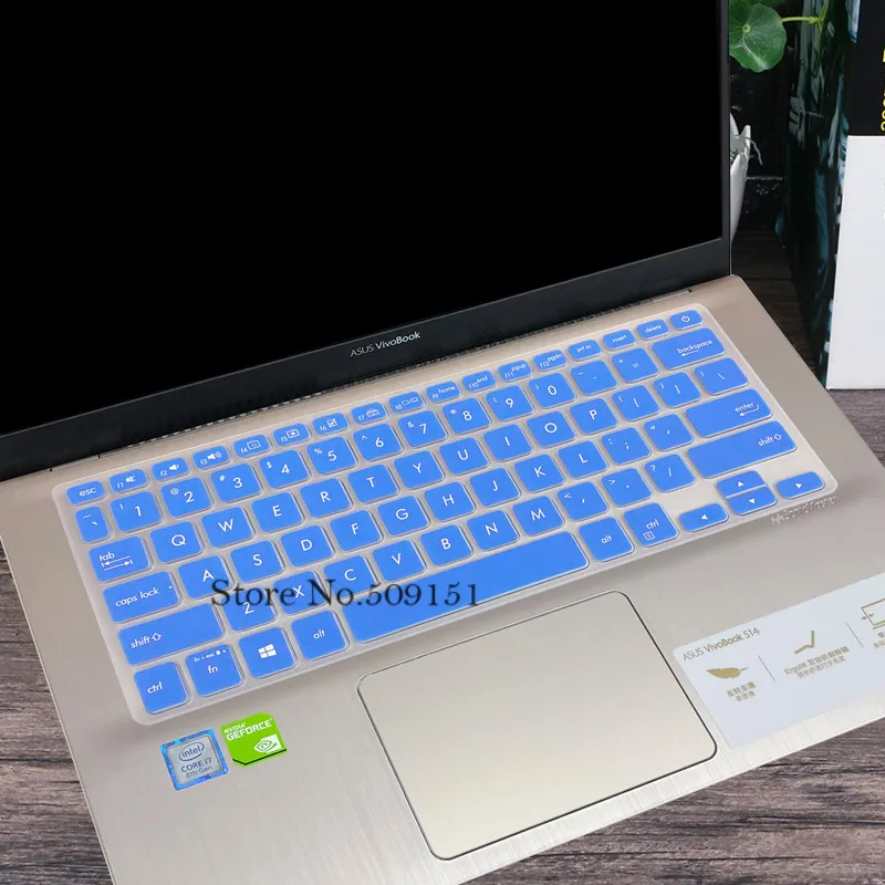 Силиконовый чехол для клавиатуры ноутбука защитные наклейки Asus S4300 S4300U S4300UN ASUS