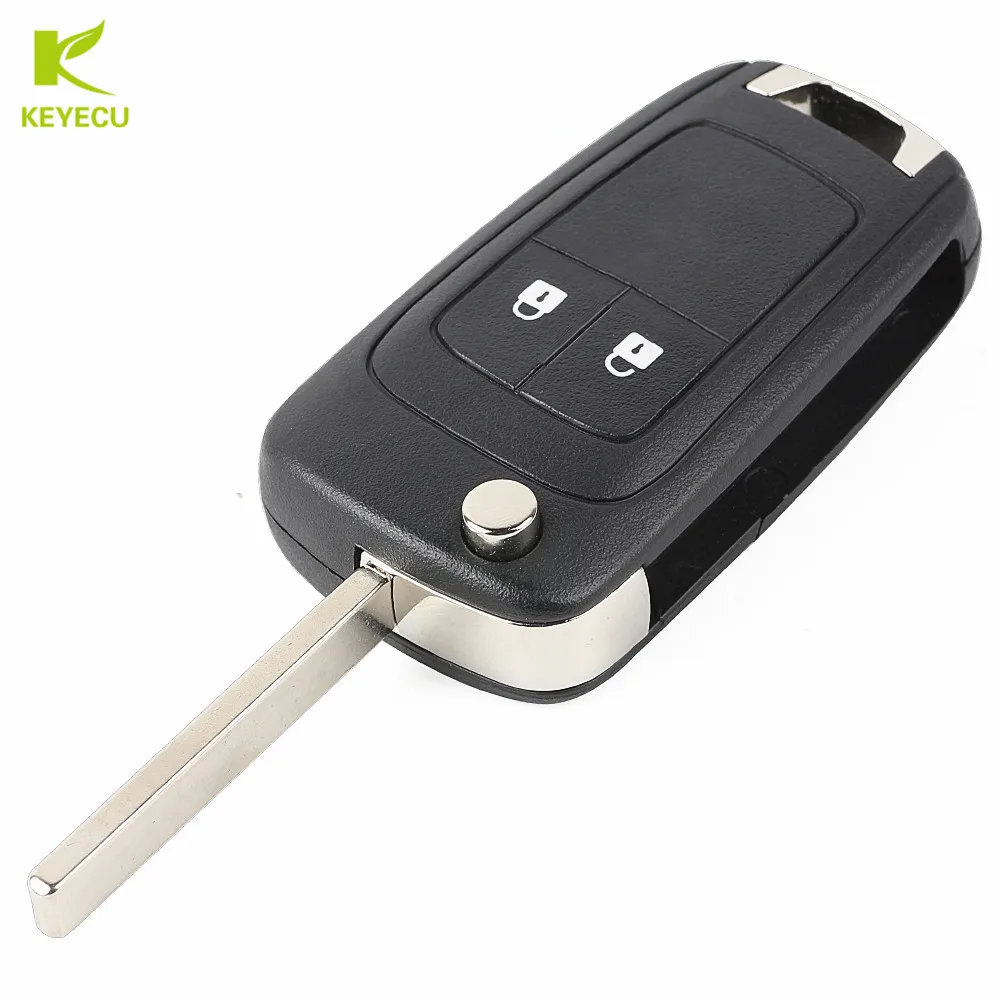 KEYECU 2 шт./лот складной пульт дистанционного управления брелок кнопки 315 МГц ID46 для