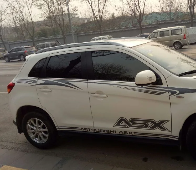 Автомобильные наклейки с левой стороны Высококачественная зеркальная