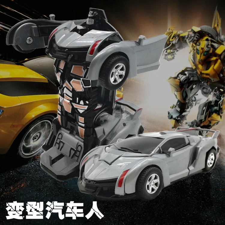 4 цвета гоночный автомобиль Crashing Transform gear модель автомобиля Робот Игрушки