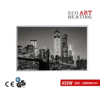 450w far infrared picture heating panel energy efficient radiant infrared heater home deco
