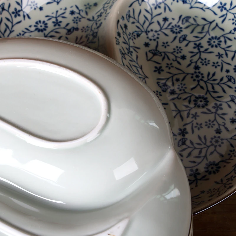 Миски Детские и Таблички Наборы для ухода за кожей Керамика суши стол тарелку 8.5