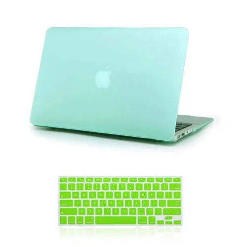 Новый матовый Жесткий Чехол для ноутбука + чехол клавиатуры Apple Macbook Pro Retina 12 13 15 Air