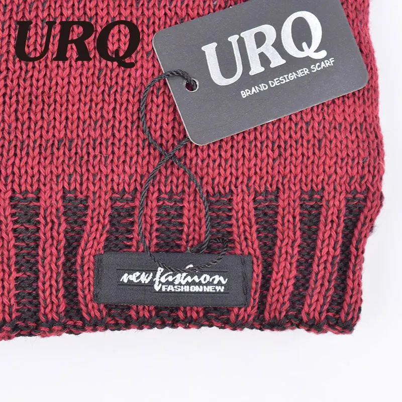 Мужская шапка и шарф с искусственным мехом теплые мягкие шапки на зиму акриловая