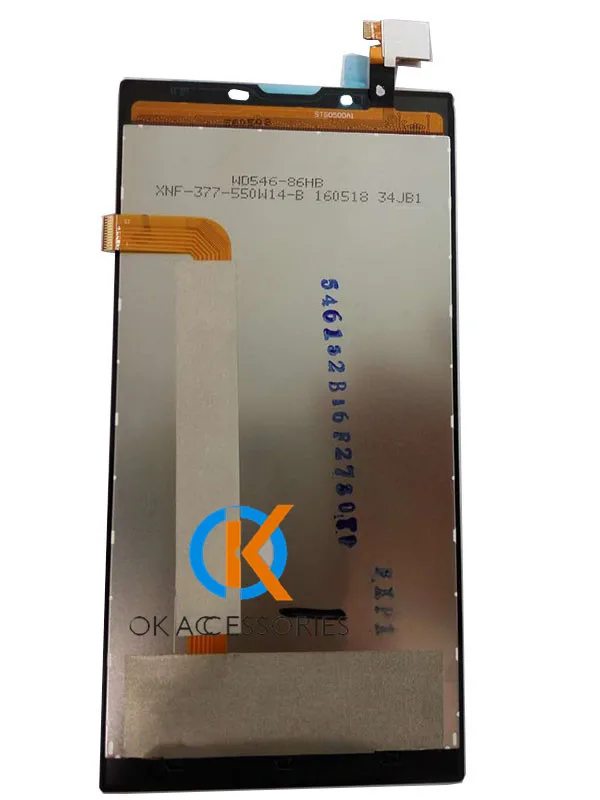 Для Archos 55 Platinum LCD дисплей + кодирующий преобразователь сенсорного экрана в сборе