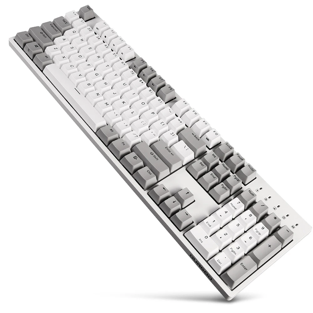 Механическая клавиатура DURGOD 104 клавиш Cherry MX Switch PBT Doubleshot Keycaps USB C Проводная для геймеров/машинистов/офиса-QWERTY-Layout